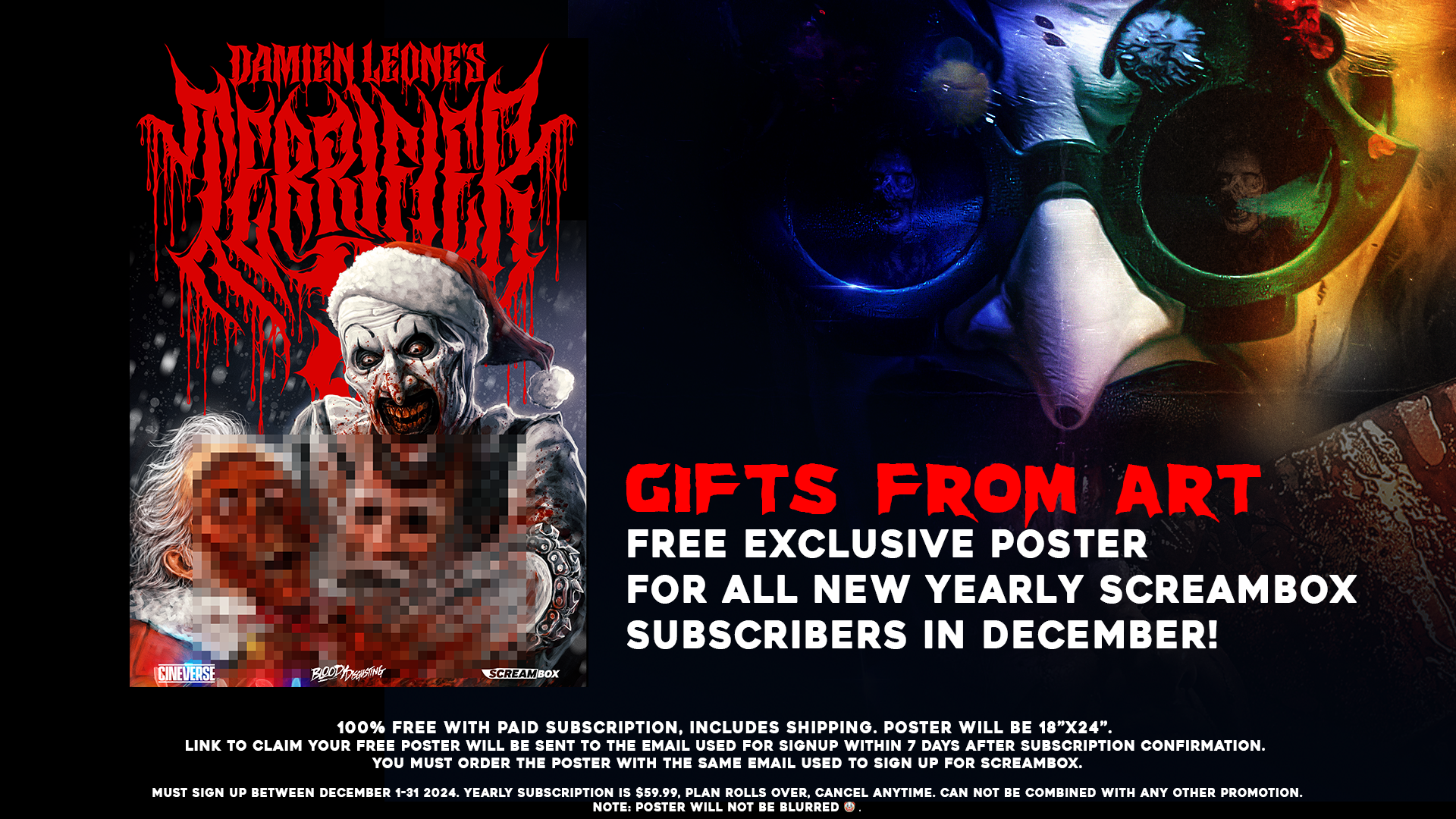 Poster giveaway in December