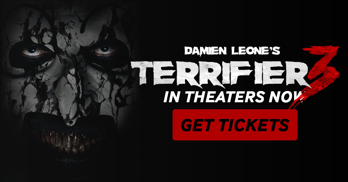 Terrifier 3 in theater tickets image.